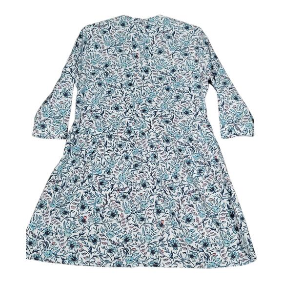 Southern Tide Women's Kambry Fluer Floral Printed Short Dress 3/4 Sleeve Sz‎ L - Picture 2 of 10